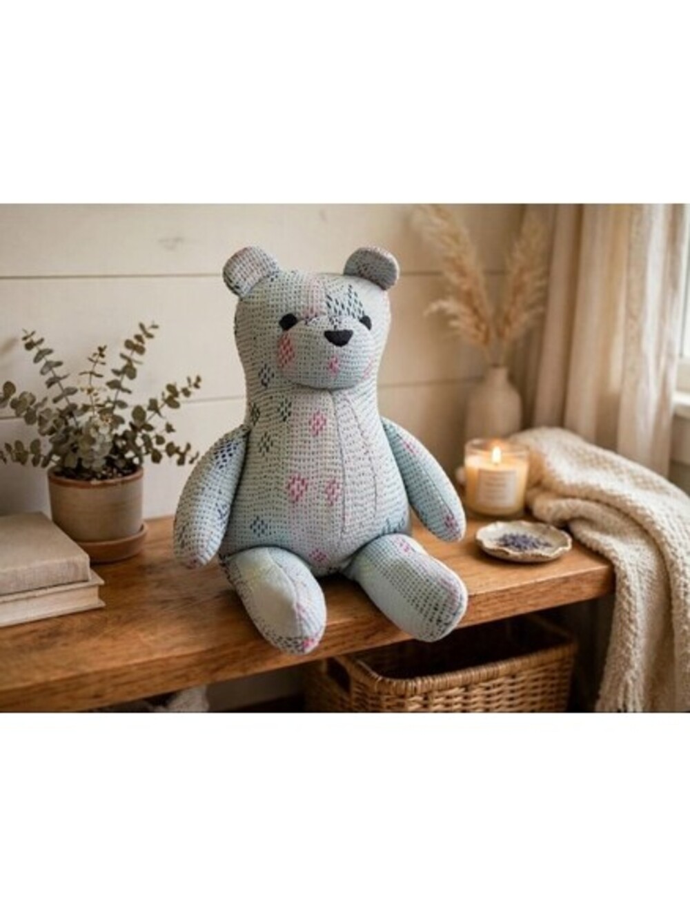 Free People Vintage Patched Quilt Bear